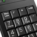 Teclado numérico alámbrico Klip Xtreme KNP-100 color negro