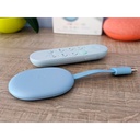 Dispositivo Google Chromecast Streaming y Video 4K 4ta Gen Celeste