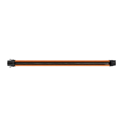 Extensión Sleeved Thermaltake TTMod en Naranja y Negro 