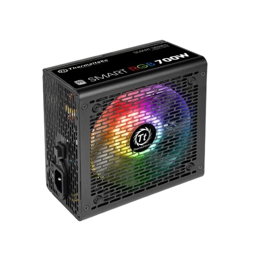 Fuente de poder Thermaltake 700w RGB 80 Plus White