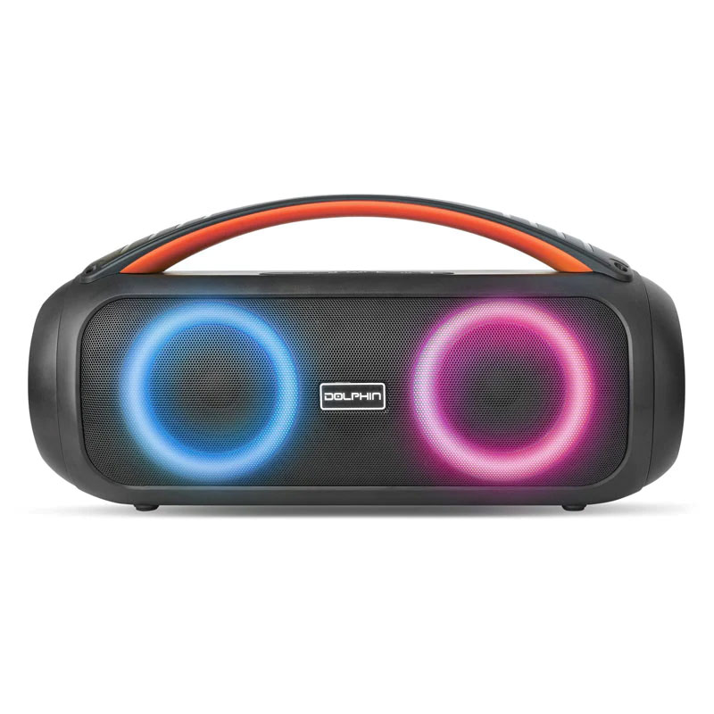 Bocina Dolphin LX-220 Waterproof Boombox Dual 3" Bluetooth 30W Negro