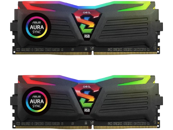 Memorias Ram DDR4 16GB (2x8GB) 3000MHz Geil Super Luce RGB