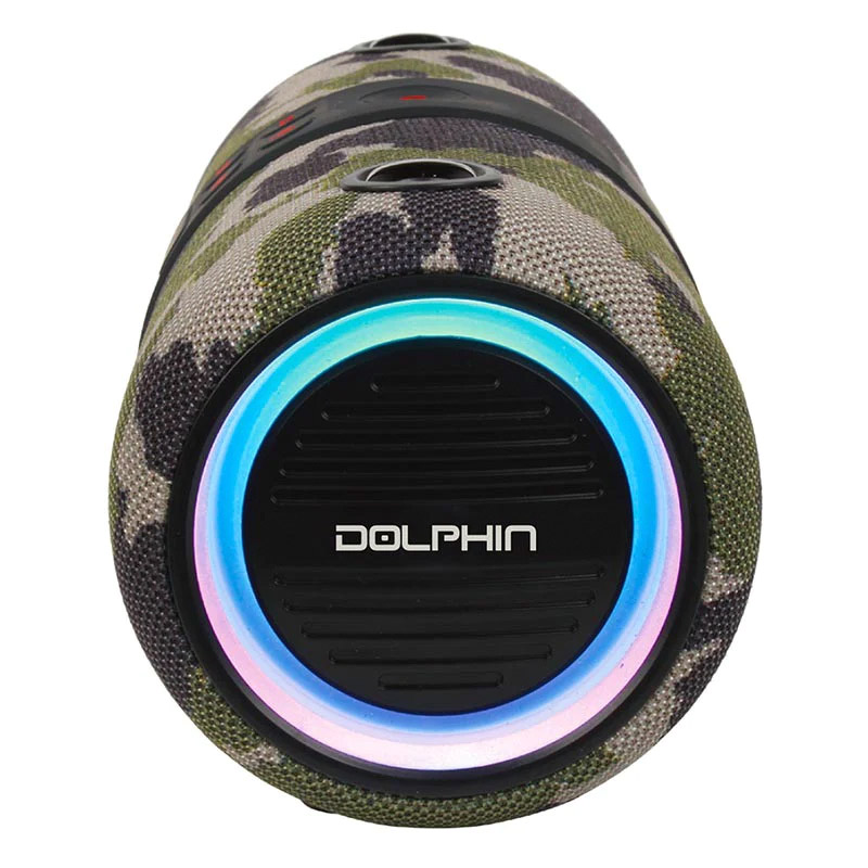Bocina Dolphin LX-60 Dual 3" Bluetooth 30W Camuflaje