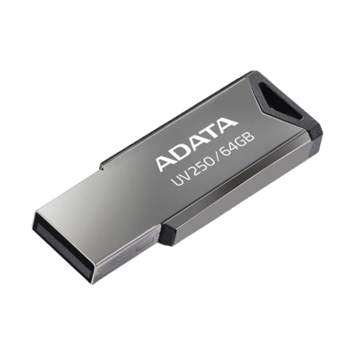 Memoria USB Adata UV250 64GB 2.0 Plateado
