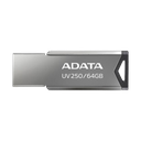 Memoria USB Adata UV250 64GB 2.0 Plateado