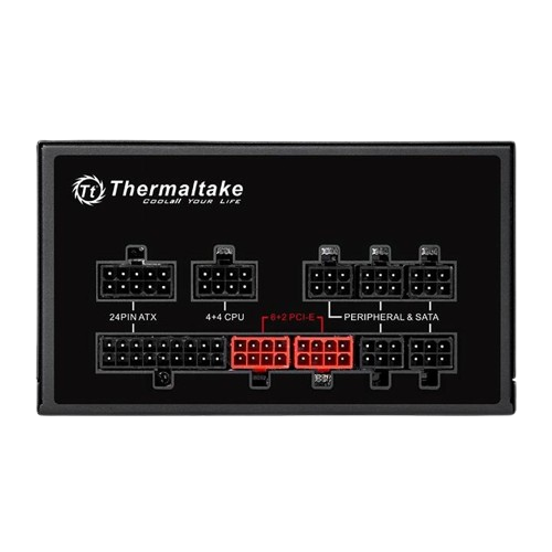 Fuente de poder Thermaltake 750w RGB 80 Plus Bronce