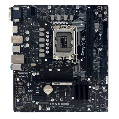 Motherboard Biostar H610MH D5 LGA1700 14th, 13th y 12th Gen 2xDDR5 Micro-ATX