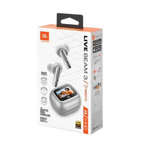 Audifonos JBL Live Beam 3 Plateado