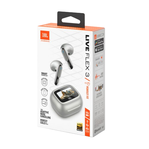 Audifons JBL Live Flex 3 Plateado