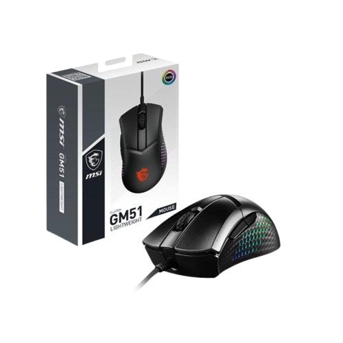 Mouse Gaming MSI CLUTCH GM51 26000 DPI Alambrico 