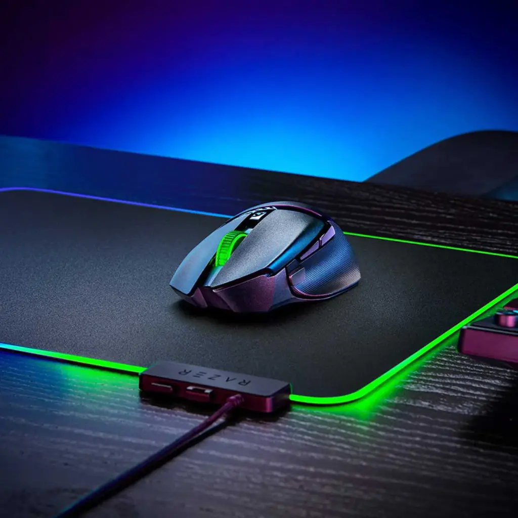 Mouse Gaming RAZER  Basilisk V3 X HyperSpeed Ergonomico Inalambrico