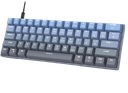 Teclado MageGee mecanico 60% Switch Amarillo retroiluminado azul