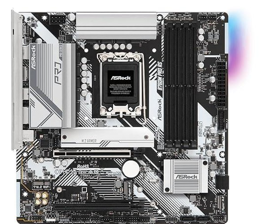 Motherboard Asrock  B760M PRO RS Blanco Micro ATX DDR5