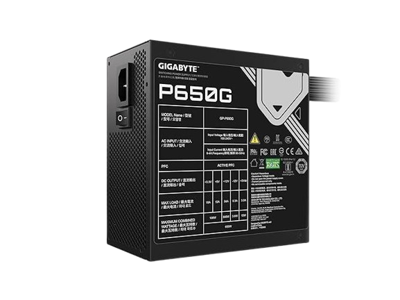 Fuente de Poder GIGABYTE 650W 80 PLUS GOLD