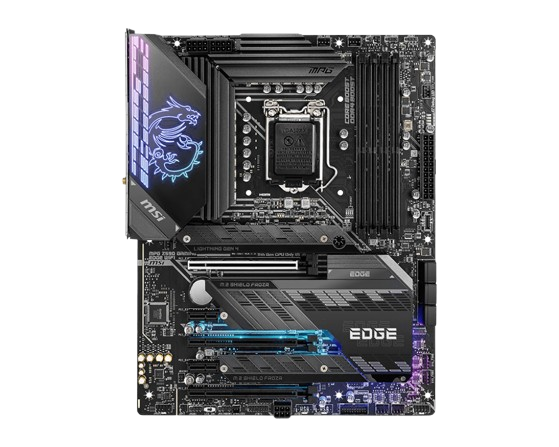 Motherboard Intel MSI MPG Z590 GAMING EDGE WIFI LGA 1200 Z590 SATA 6Gb ATX