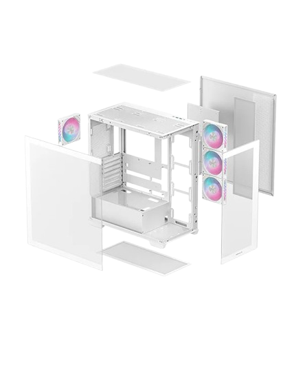 Case DeepCool CG580 4F Blanco 
