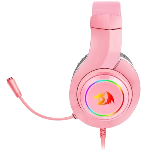 Audífonos tipo Headset Redragon Hylas H260 con Micrófono RGB Alámbricos Rosa