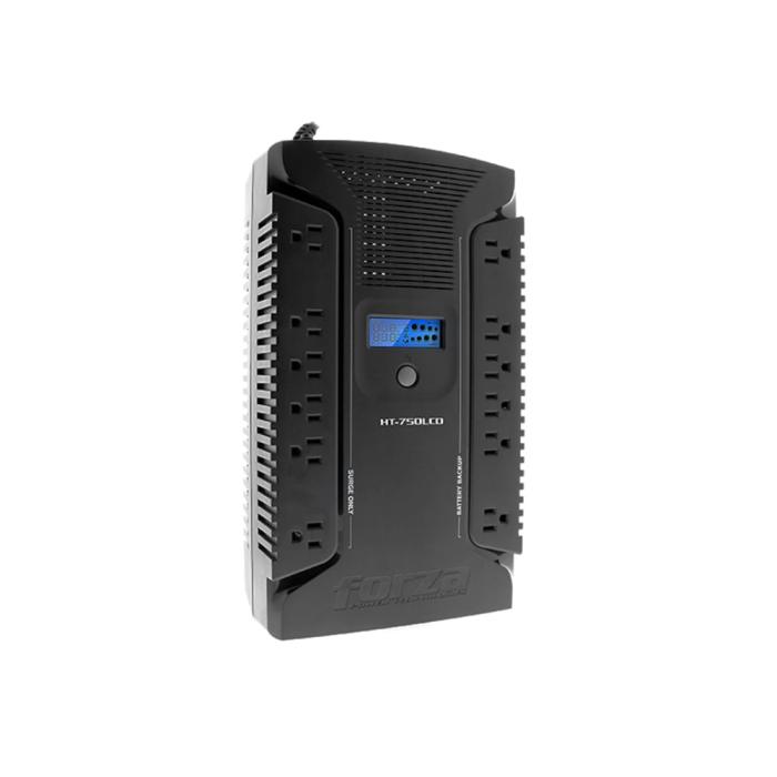 Forza UPS Interactivo de 750VA/450W de 12 Salidas con Pantalla LCD