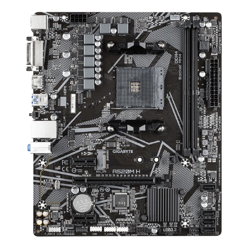 Pc Gamer Ryzen 5 5600GT A520M DDR4 2x8 NVMe 1TB 550W 80 Bronce