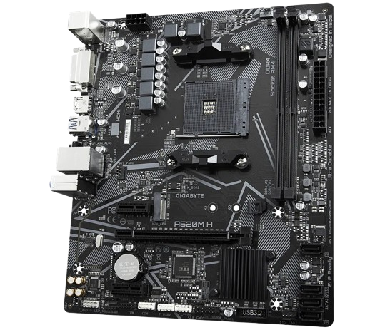 Pc Gamer Ryzen 7 5700G A520M DDR4 2x8 NVMe 1TB 550W Bronce