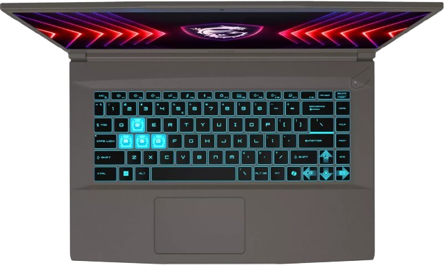 Laptop MSI Thin i5-13420H 16GB RAM DDR4 512GB SSD RTX 4050 W11 H