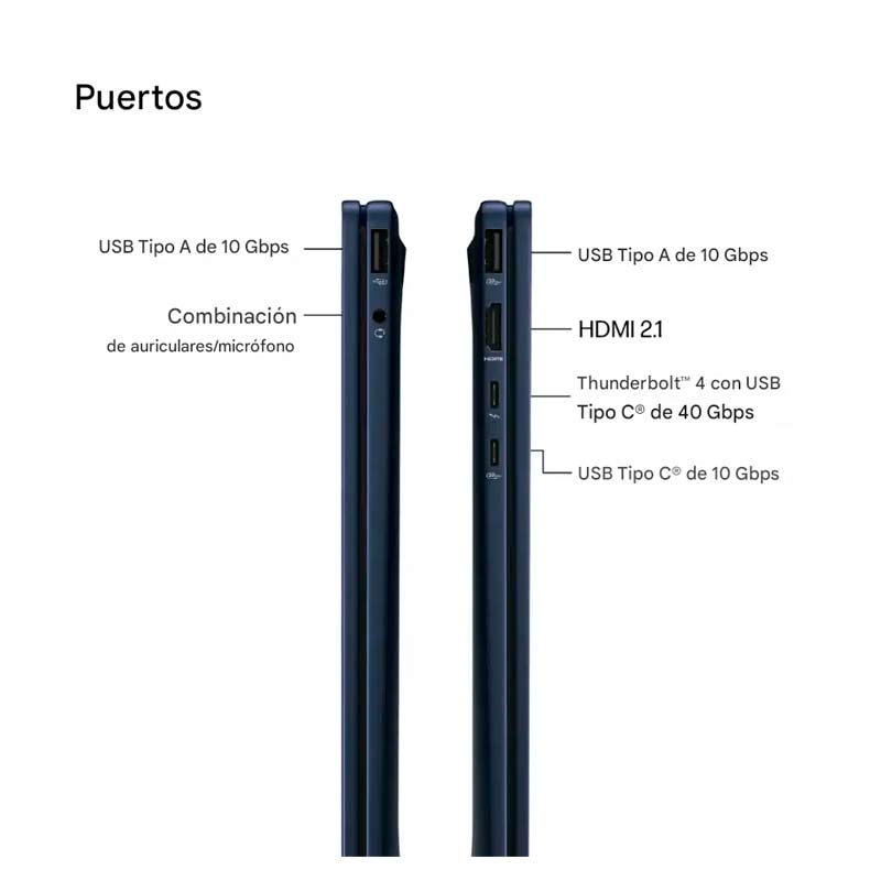 Laptop HM Omnibook X FLIP 2 en 1 14" Touch 2K Intel Ultra Core 7 256V 16GB RAM DDR5 1TB SSD W11 H Azul