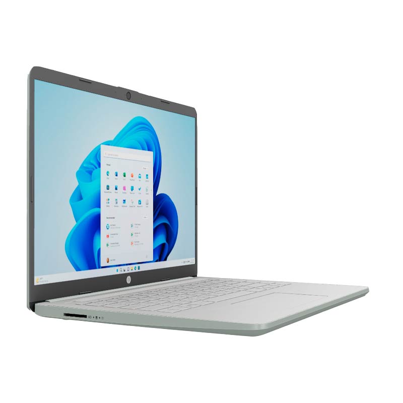 Laptop HP 14-DQ6013DX 14" Celeron N150 4GB RAM DDR4 128GB UFS W11S H Verde 