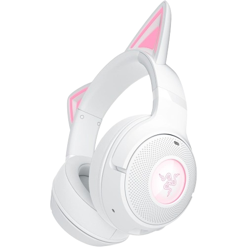 Headset Razer Kraken Kitty V2 Con Iluminación Chroma RGB Blanco