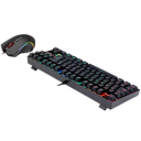Teclado y  Mouse Gaming Redragon S145 Alambrico  USB Negro