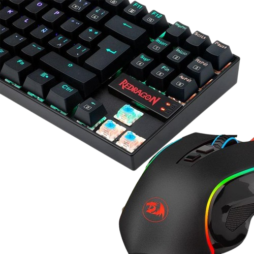 Teclado y  Mouse Gaming Redragon S145 Alambrico  USB Negro
