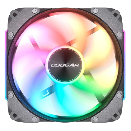 Kit de 3 Ventiladores Cougar APOLAR 120mm ARGB Negro