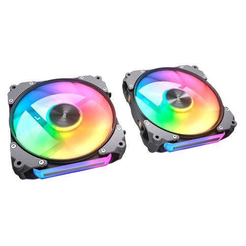 Kit de 3 Ventiladores Cougar APOLAR 120mm ARGB Negro