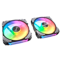 Kit de 3 Ventiladores Cougar APOLAR 120mm ARGB Negro