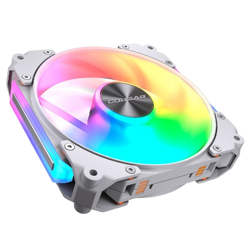 Kit de 3 Ventiladores Cougar APOLAR 120mm ARGB Blanco