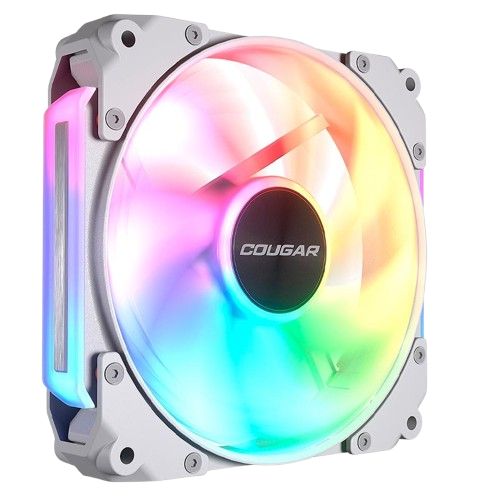 Kit de 3 Ventiladores Cougar APOLAR 120mm ARGB Blanco