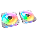 Kit de 3 Ventiladores Cougar APOLAR 120mm ARGB Blanco
