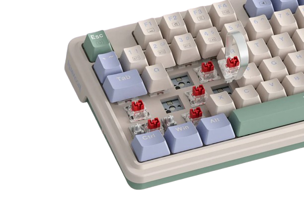 TECLADO GAMING RGB UCAL PRO K673CPG MECANICO INALAMBRICO