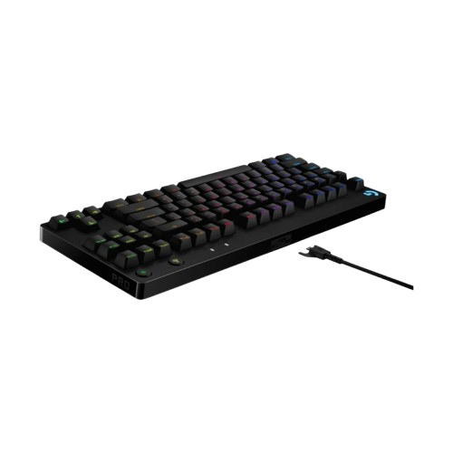 TECLADO GAMING MECÁNICO ALÁMBRICO G PRO RGB NEGRO INGLÉS 