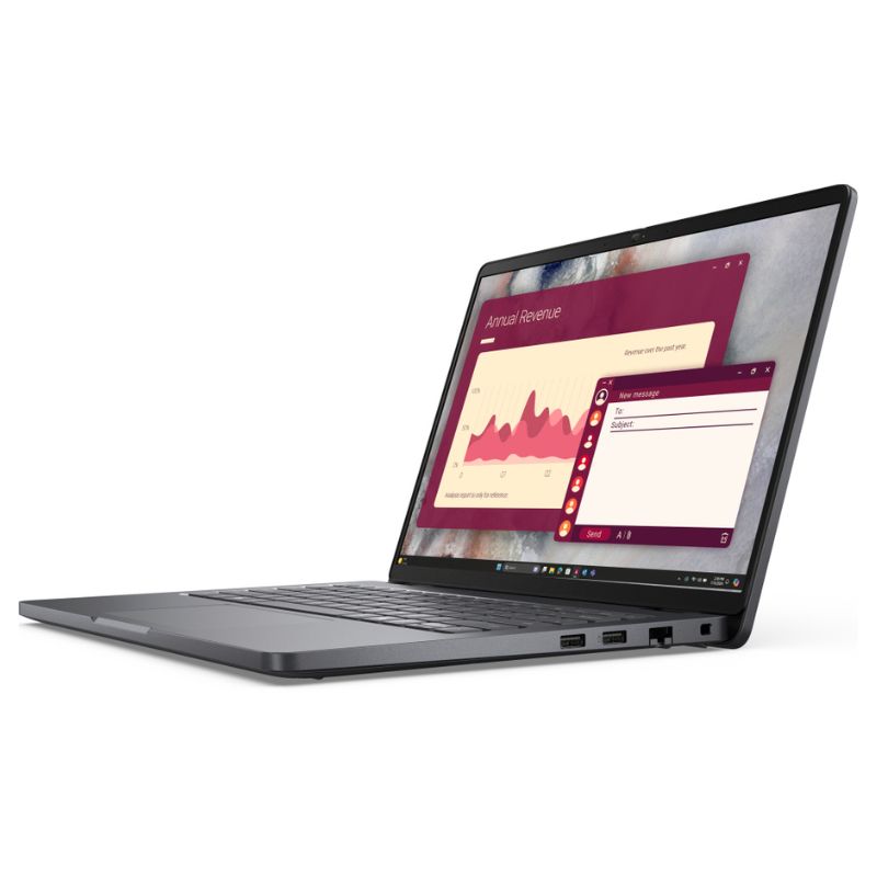 Laptop Dell Pro 14" Intel Core Ultra 5 225U 16GB RAM 512GB SSD W11 Pro Negro Teclado Español