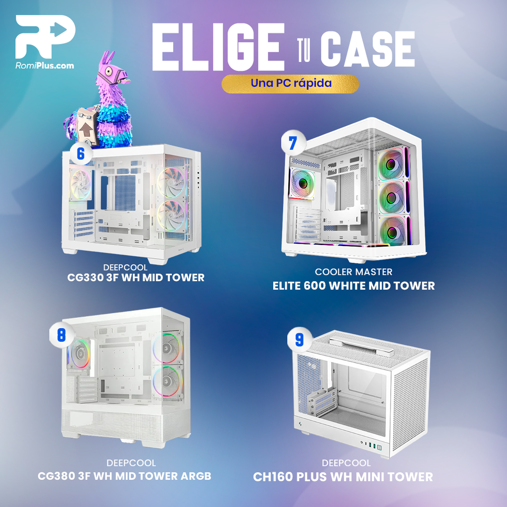 Pc Gamer Ryzen 5 5500 A520M DDR4 16GB RTX 3050 OC NVMe 500GB 600W Bronce