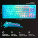 Teclado SteelSeries Apex 3 TKL RGB Aqua