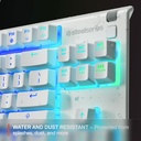 Teclado SteelSeries Apex 3 TKL RGB White
