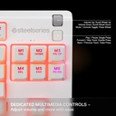 Teclado SteelSeries Apex 3 TKL RGB White