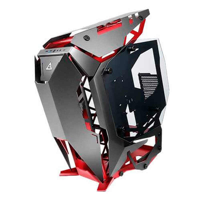 Case Gaming Antec Torque Media Torre Vidrio Templado E-ATX Negro/Rojo (Sin Fuente)