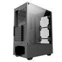 Case Gaming CheckPoint GForce-550 Media Torre Vidrio Templado ATX Negro (Sin Fuente)
