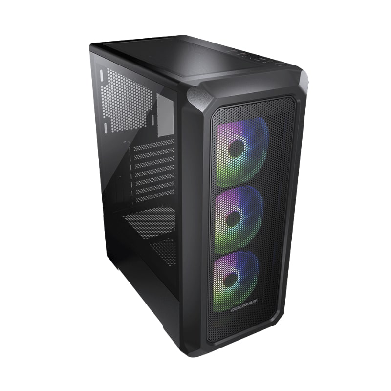 Case Gaming Cougar Archon 2 Mesh RGB Media Torre Malla ATX Negro (Sin Fuente)