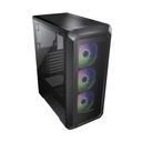 Case Gaming Cougar Archon 2 Mesh RGB Media Torre Malla ATX Negro (Sin Fuente)