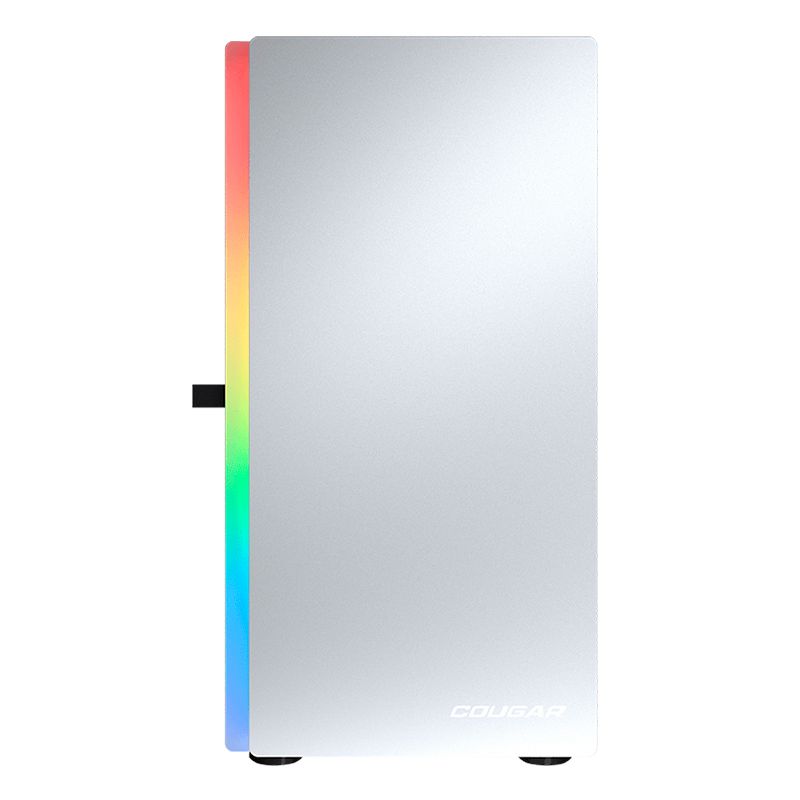Case Gaming Cougar Purity RGB Vidrio Templado Media Torre Micro ATX Blanco (Sin Fuente)