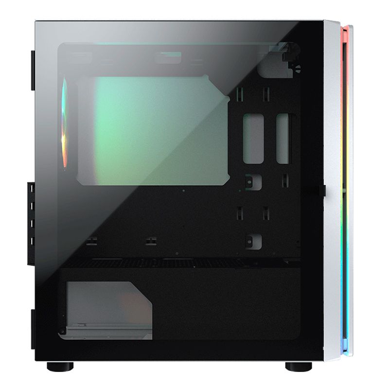 Case Gaming Cougar Purity RGB Vidrio Templado Media Torre Micro ATX Blanco (Sin Fuente)