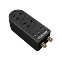 Forza Protector de Voltaje 1400J/1800W 2 Tomas + Protección Coaxial